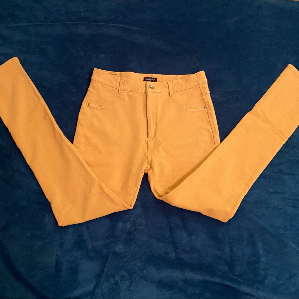 Dark Khaki Jeans, large.